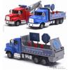 1/43 Diecast Alloy Metal 21CM Towing Crane Road Construction Vehicle Model Toy