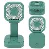 Portable Folding Fan 3   Wind Speed USB Powered Rechargeable Rotatable Handheld Desktop Small Fan