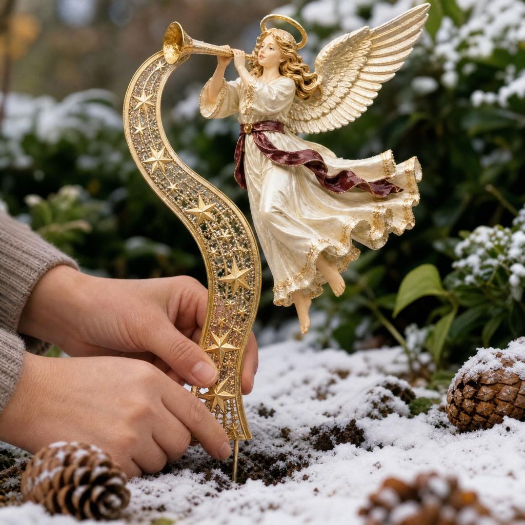 Christmas Garden Stake Ornament, Holiday Yard Decoration for Outdoor Garden