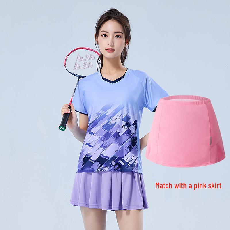 Guangzhou Quick-Dry Badminton & Table Tennis Training Short Sleeve Uniform for Men & Women
