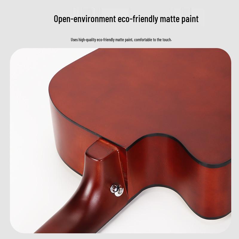 38-Inch Carbon Fiber Folk Guitar for Beginners