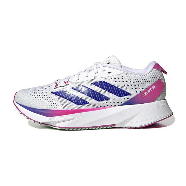 New Adidas Adizero SL J 'White Lucid Blue Fuchsia' H06413
