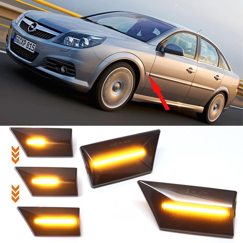 Car Led Dynamic Turn Signal Light For Opel Vectra C 2002-2008 Signum 2003-2008 Side Marker Fender Lights Blinker Indicator Lamp