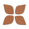 10Pcs Smoke Humidifier Sugar Saver Softener Leaf Clay Hydrostone Terracotta Humidifying Stone Brown Sugar Keeper