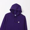 Champion Long Sleeve Cotton USA Script Logo Hooded Deep Size Men's Sweatshirt, Purple, L, C3-A127