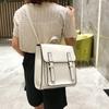 Solid Soft Interior Compartment Backpacks Casual Flap Pocket Bags For Women Lamp Luxury Interior Zipper Pocket Backpacks