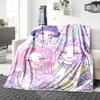 Kpop Demon Hunters Blanket Soft Throw Blanket For Home Bedroom Bed Sofa Travel Office Solid Christmas Blanket
