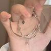 1Set Fishtail Bracelet Chain Twisted Cuff Bracelet Bangle Adjustable Bracelets
