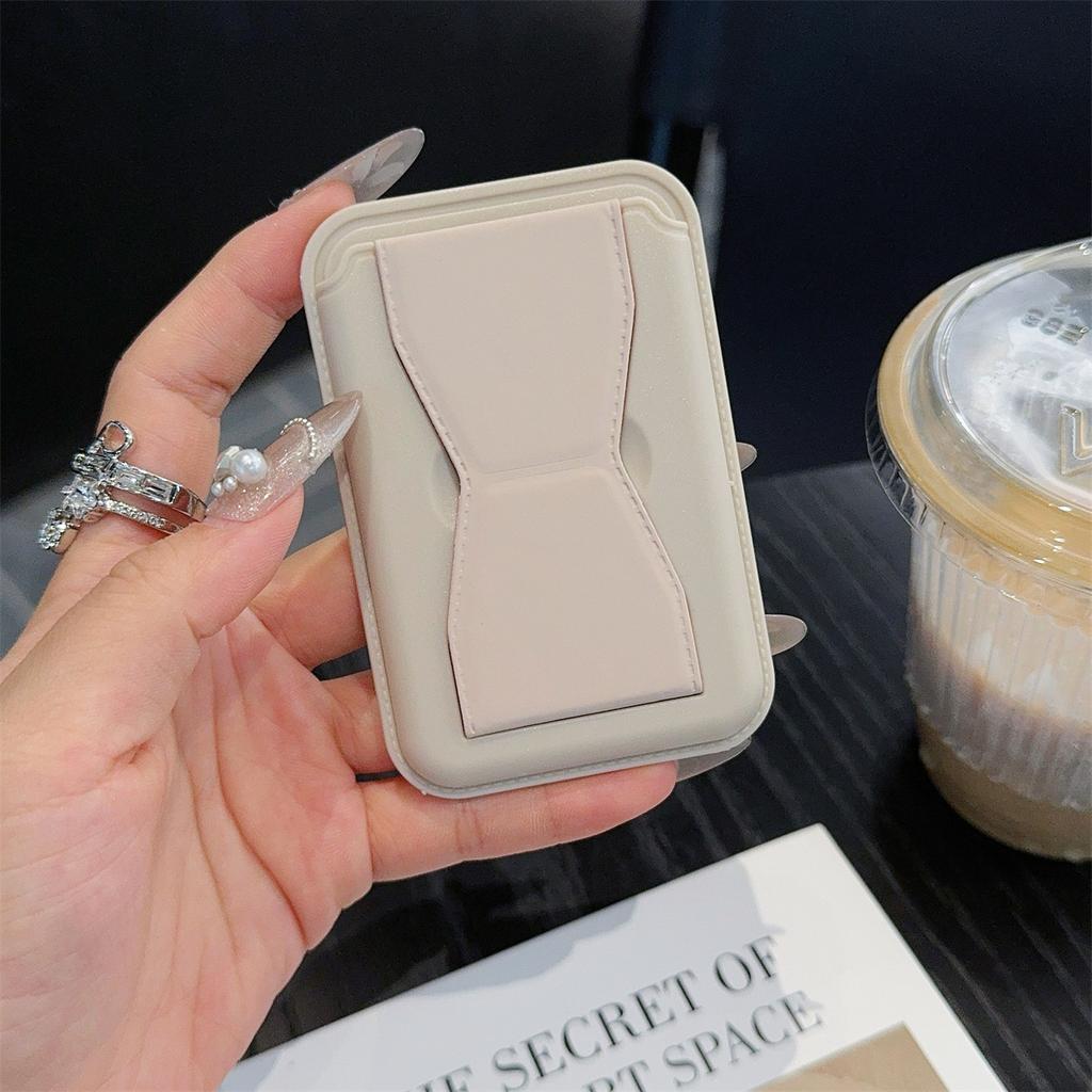 For Magsafe Wallet Holder Card Bag Magnetic Phone Kickstand Suitable for IPhone 16 15 Samsung Magnetic Phone Case Bracket Wallet
