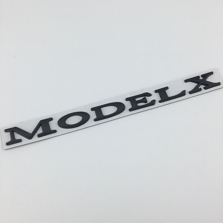 

Tesla Model X Rear Tailgate Metal Emblem Sticker