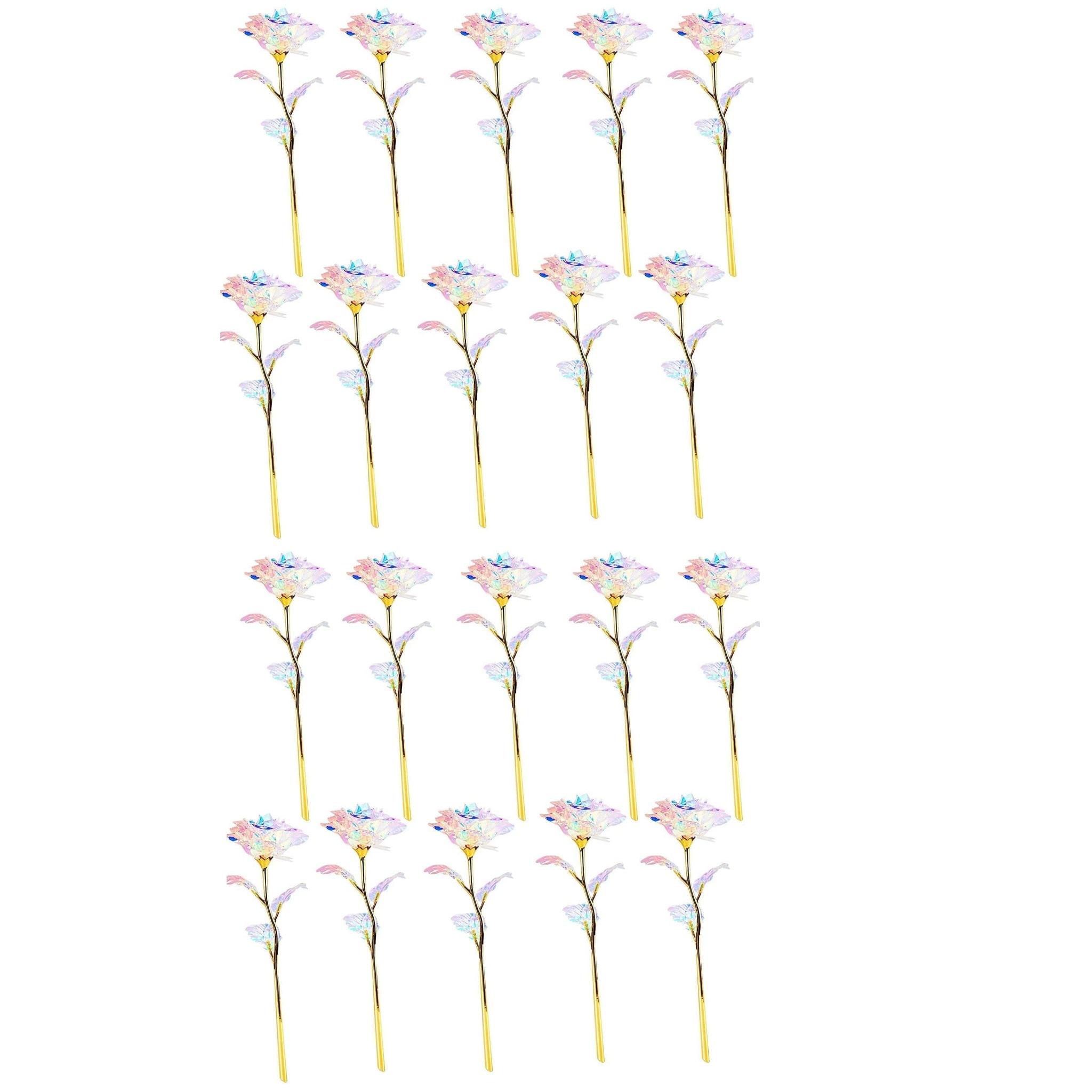 

5/10/15/20 шт. Романтические подарки Вечные розы Цветы Красочные розы Искусственные вечные розы Подарки для мам, женщин, девушек, жен Подарки Свадебные украшения 20 Pcs