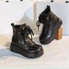 Thick Soled Height Increasing Short Boots for Women's New Autumn Winter Simple Comfortable Daily Casual Non Slip Women's Boots