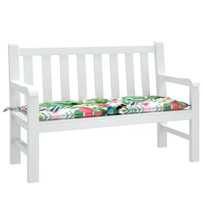 Garden Bench Cushion Multicolor 120x50x7 Cm Fabric