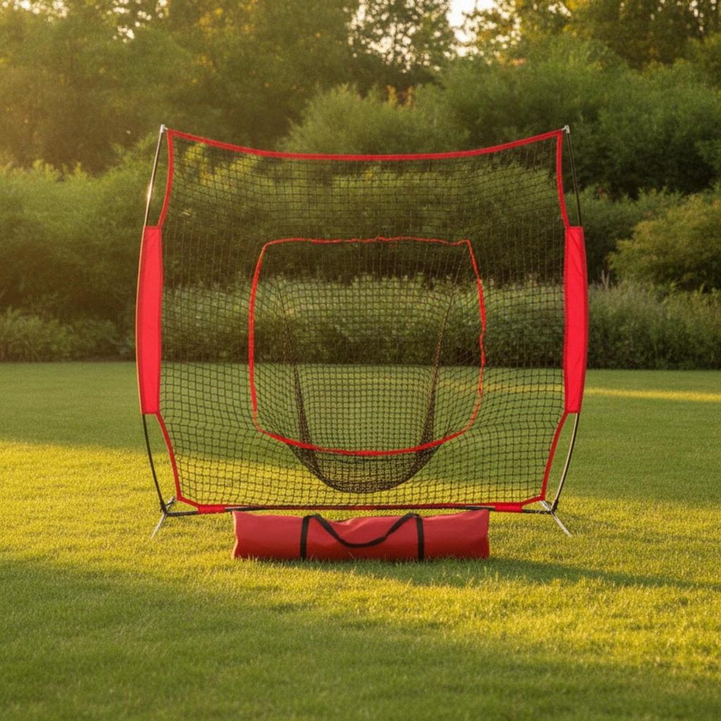 Baseball Practice Net Portable Pitching Long-Lasting