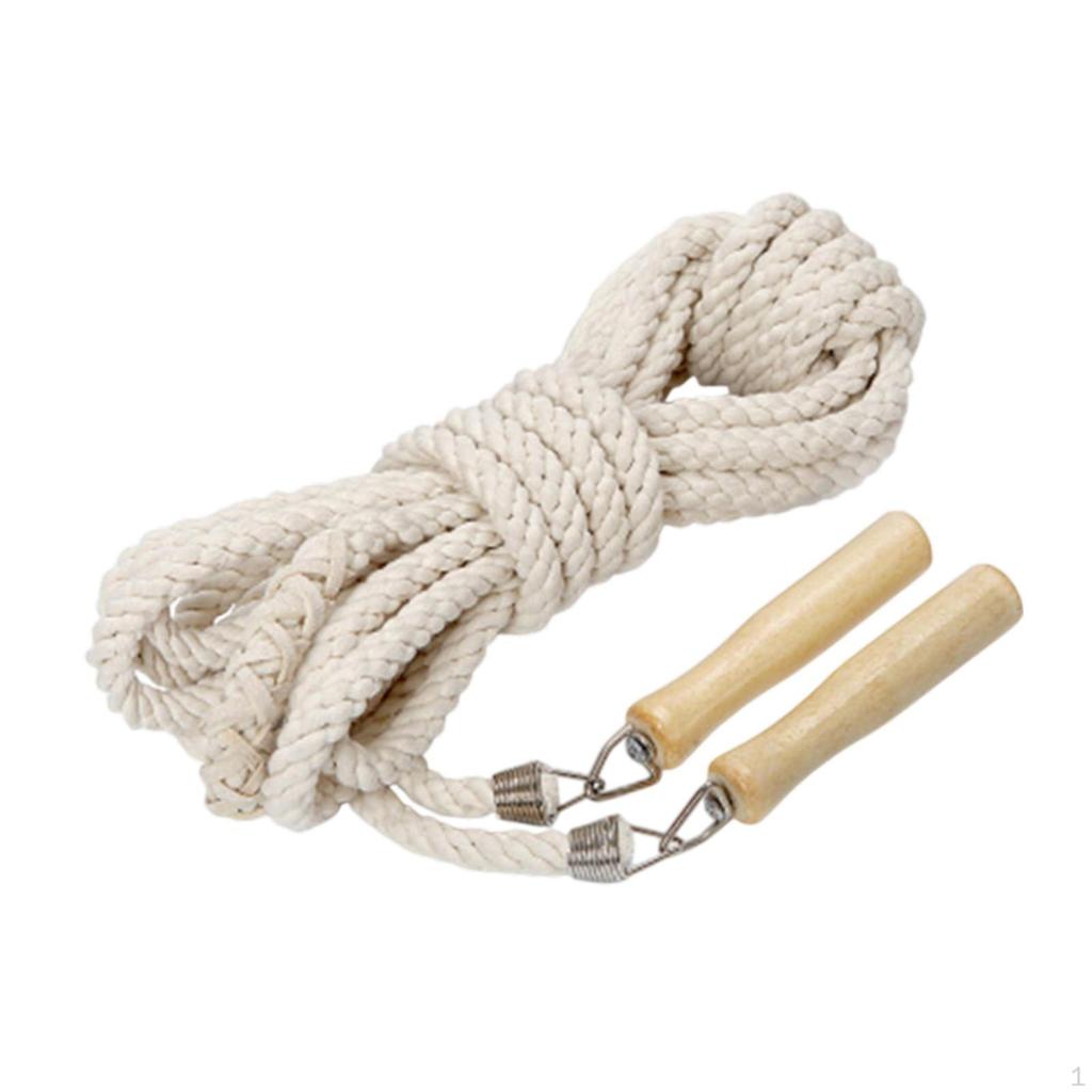 Group Activity Jump Rope with Wooden Handle for Fitness Competitions