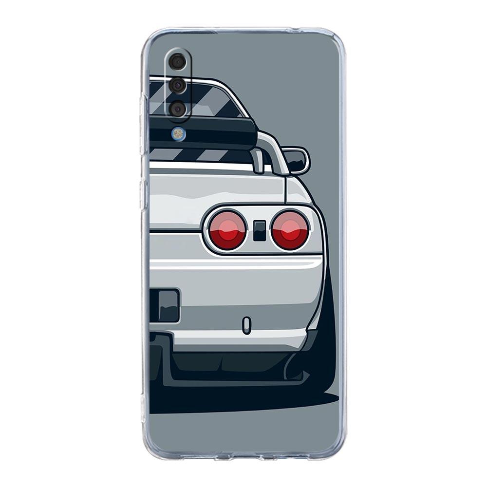Japan JDM Sports Car Phone Case For Samsung Galaxy A52 A50 A70 A30 A40 A20E A10 A10S A20S A02S A04s A12 A22 A32 A72 5G Cover
