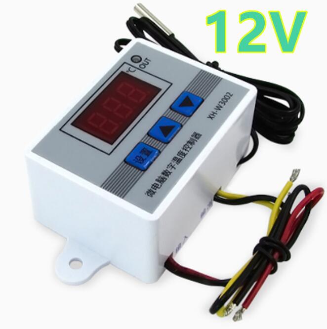 Digital Control Thermostat Microcomputer XH-W3002 Temperature Controller 220V 12V 24V LED Switch Thermoregulator Sensor 30% Off