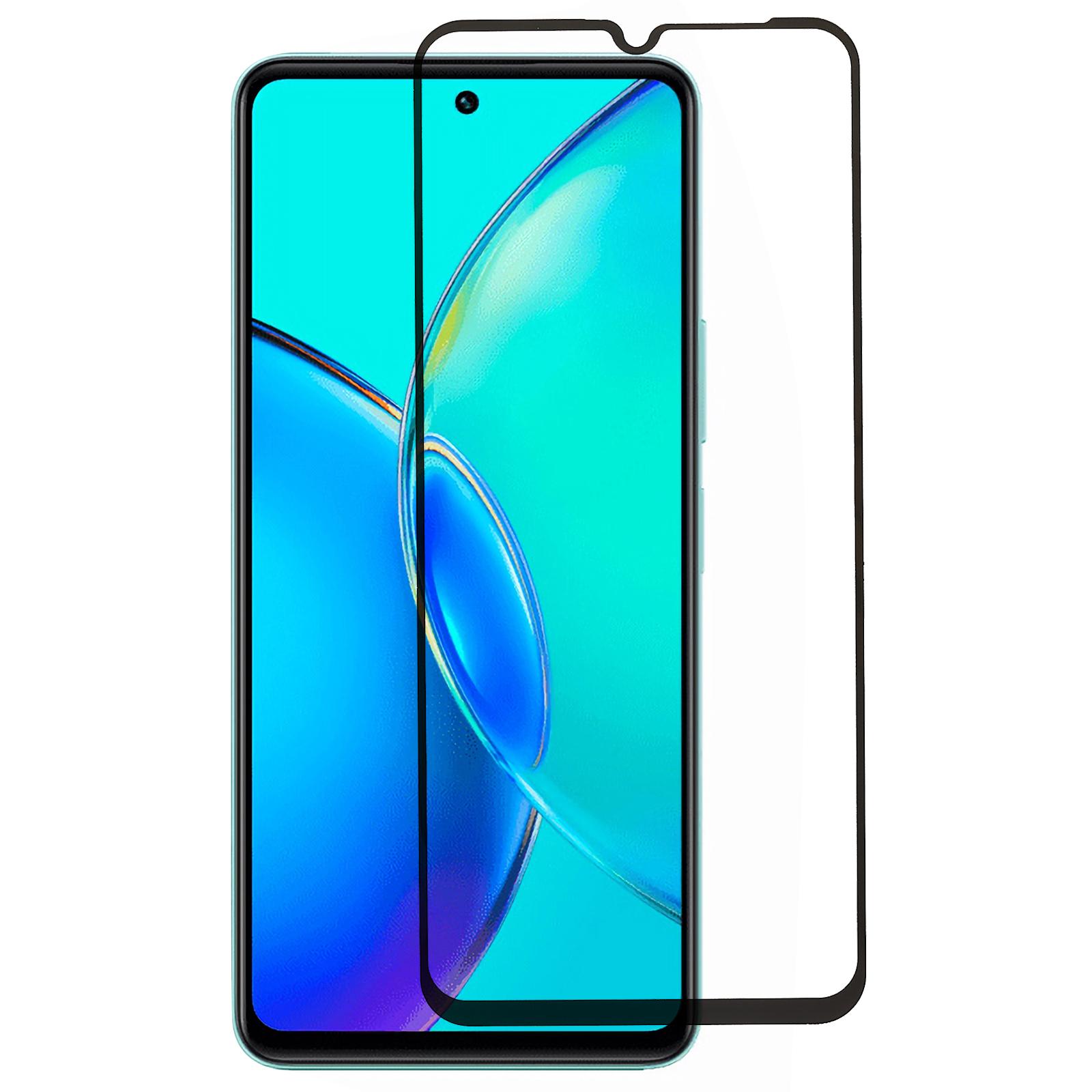 

For vivo Y36 4G (Global) Full Coverage Screen Protector Tempered Glass Film Silk Printing Type A