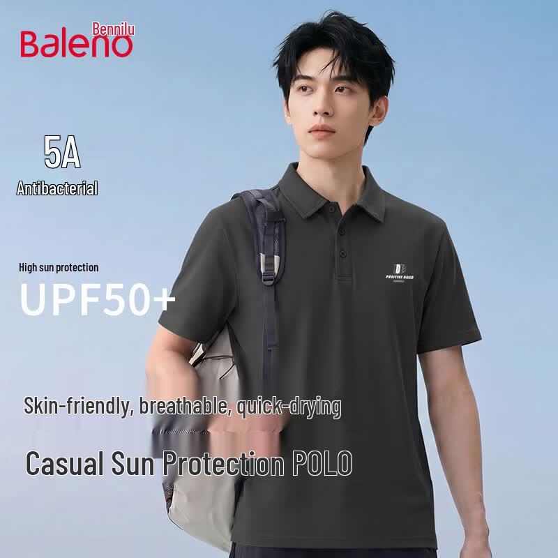 Baleno Men s Sun Protection Quick-Dry Polo Shirt 3XL