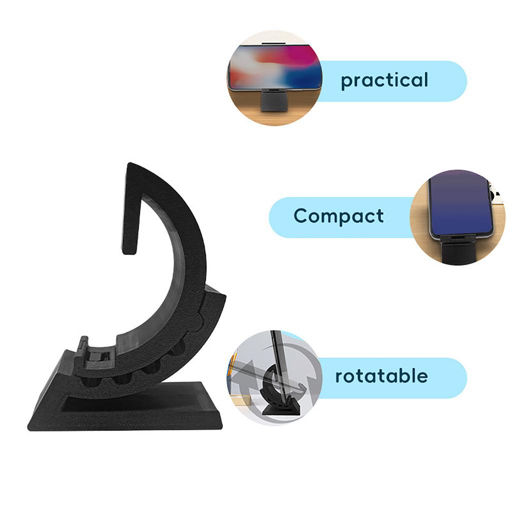Verstelbare Bureau Telefoonhouder met Meerdere Hoeken Draagbare Plastic Houder