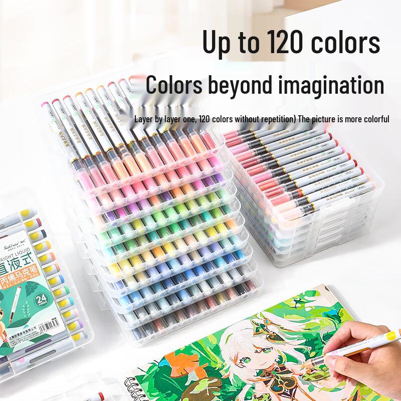Touchcolor Direct-Liquid Soft-Tip Acrylic Art Markers