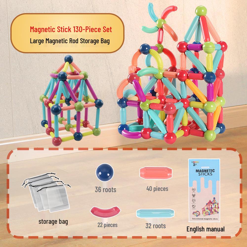 Large Magnetic Building Blocks for Children's Play and Relaxation
