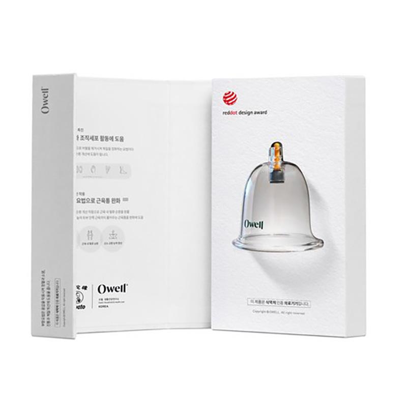 Owell Premium Cupping Therapy Set – 12 Cups with Hose and Hand Pump, Korean