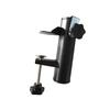 Portable and Multi-functional Outdoor Umbrella Stand Balcony Sunshade Umbrella Holder Bench Umbrella Fixing Clip Black