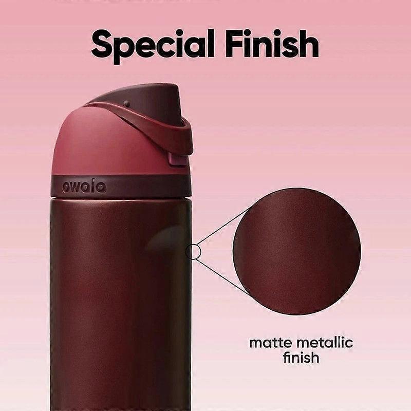 Owala 32oz Geïsoleerde Roestvrijstalen Waterfles - Zwart Kers R