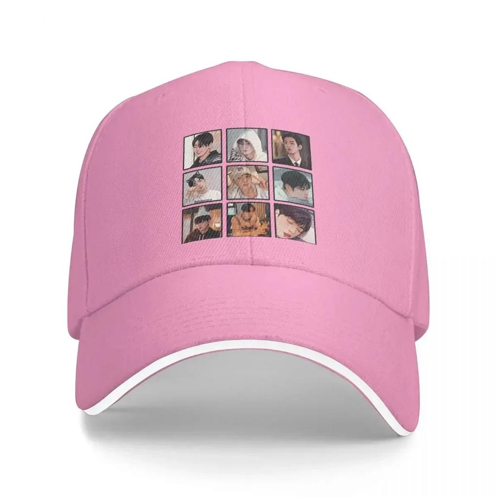 Cha Eunwoo Cartoonized Merchandise Baseball Cap Fashion Hip Hop Hats Spring Men Adult Outdoor Sports Baseball Caps