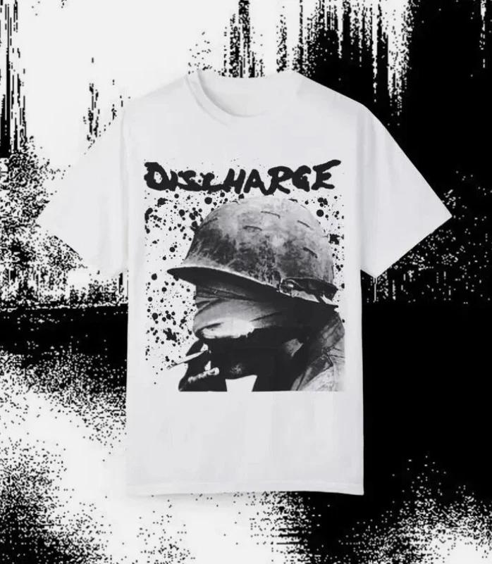 Двусторонний футболка Разряд Винтаж Панк-хардкор Хардкор Хаос Великобритания Crass Mob 47 Doom S