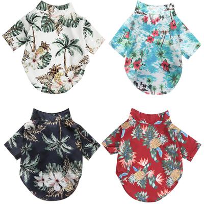 Tryck Hawaiianska Husdjurskläder Husdjurssommarskjorta HundT-shirts Husdjurshundkläder Husdjurshundskjortor Husdjursskjortor