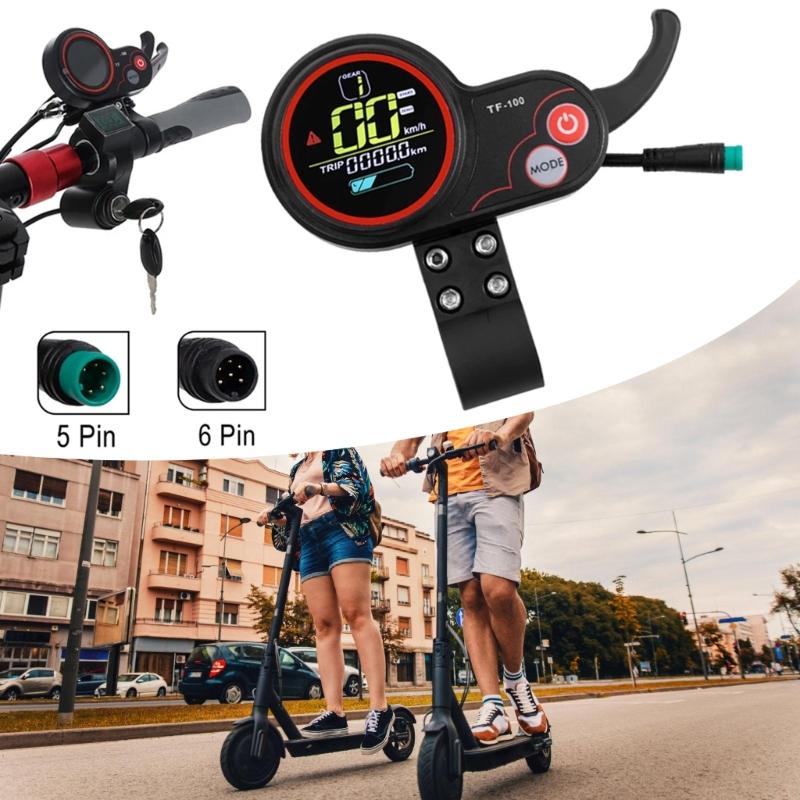 Universal Electric Scooter Instrument Dashboard With Multifunction Display Suitable For Speed Range And Mileage Tracking