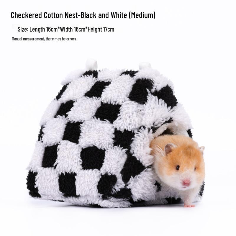 Winter Warm Cotton Nest for Small Pets: Hamsters, Chinchillas, Hedgehogs, Squirrels & Rabbits