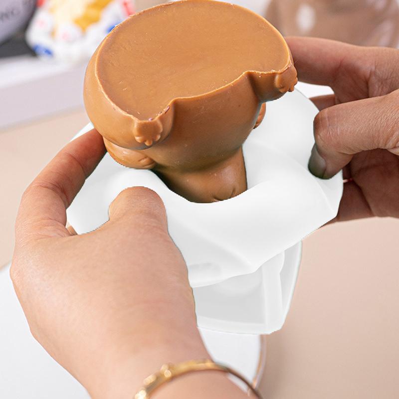 Cute Capybara Pudding Mold Mousse Silicone Mold Custard Mold Cake Mold Cartoon Capybara Cake Decoration Baking Bakery Tool