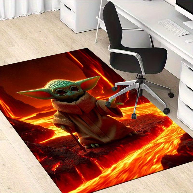 1pc Cute Yoda Rug for Home Decor, Office Carpet, Outdoor Mat, Gift Idea - Perfect for Any Room!z4152