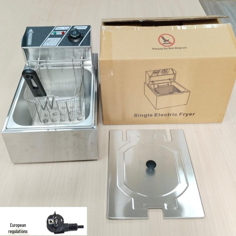Stainless Steel Electric Deep Fryer for Fried Chicken & French Fries, Large Capacity, All-in-One