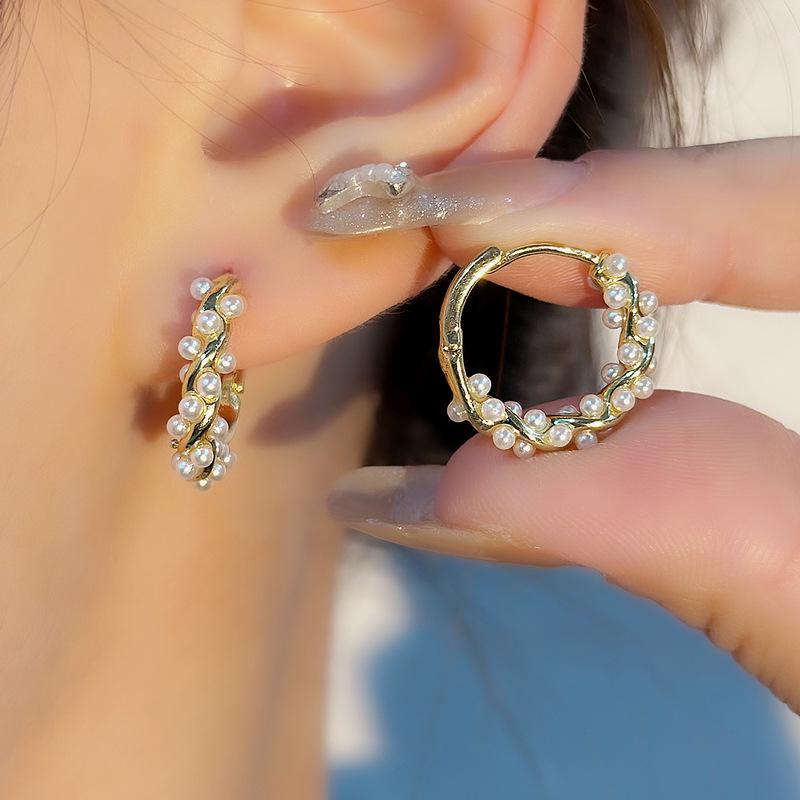 Korean Vintage Pearl Luxurious Ear Cuffs