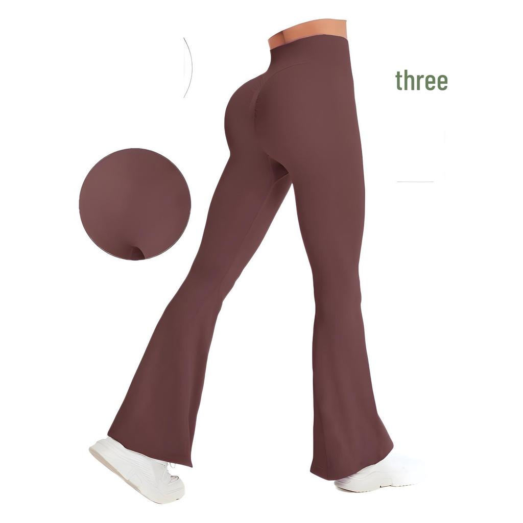 European Seamless Peach-Enhancing Yoga Suit Set: Women's Flare Fitness & Casual Wear