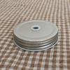 Jar Lids Reusable LeakProof Seal Canning Jars Lid With Straw Hole
