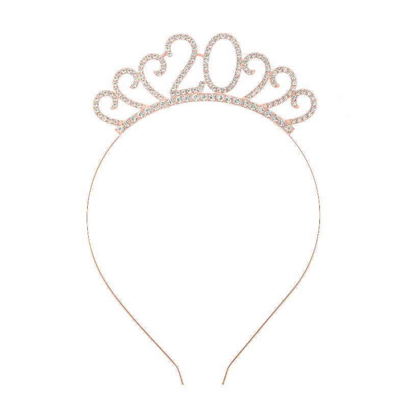 Cross-Border Digital Birthday Crown Set: Headdress, Party Shoulder Strap & Etiquette Belt Photo Prop for Girls