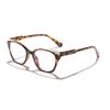 Fashion Cat's Eye Collide Color Anti Blue Light Glasses Men Women Retro PC Frame Outdoor Travel Party Eyeglasses