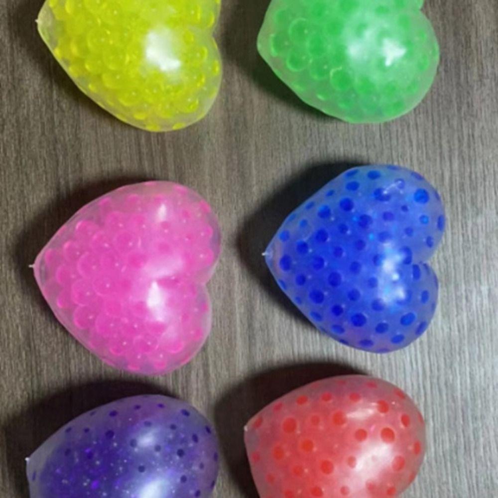 Colorful Egg Shape Squeeze Toy Small Fresh Ball Fidget Toy Funny Rebound Ball Birthday Gift