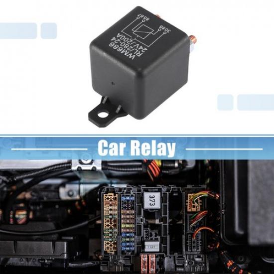 WM686 4 Terminal DC 24V 200A Universal Car Vehicle Motor Fuse Relay Switch Power