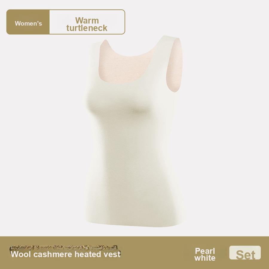 Women's Fleece Thermal Vest Winter Thick Padded Vest Bodywear