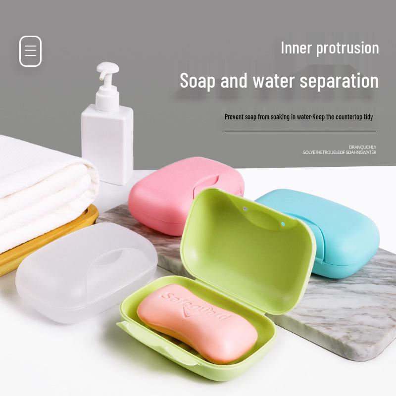 Porte-savon de voyage étanche avec fermeture à boucle scellée - Portable pour les voyages d'affaires et les savons faits à la main