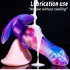 New Colorful Liquid Silicone Anal Plug – Realistic Phallic Design, Suitable for Anal Play and Masturbation (BDSM/Adult Toy #S)