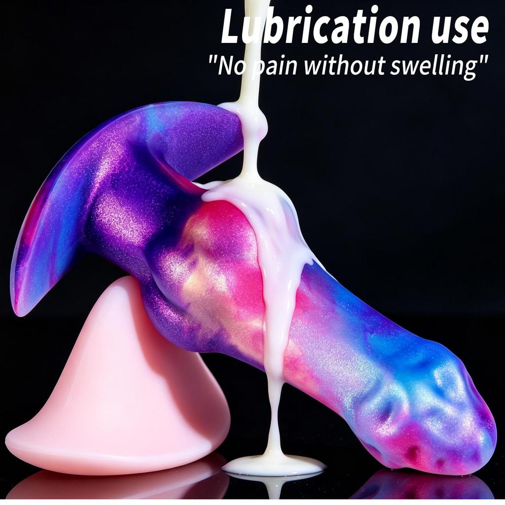 New Colorful Liquid Silicone Anal Plug – Realistic Phallic Design, Suitable for Anal Play and Masturbation (BDSM/Adult Toy #S)