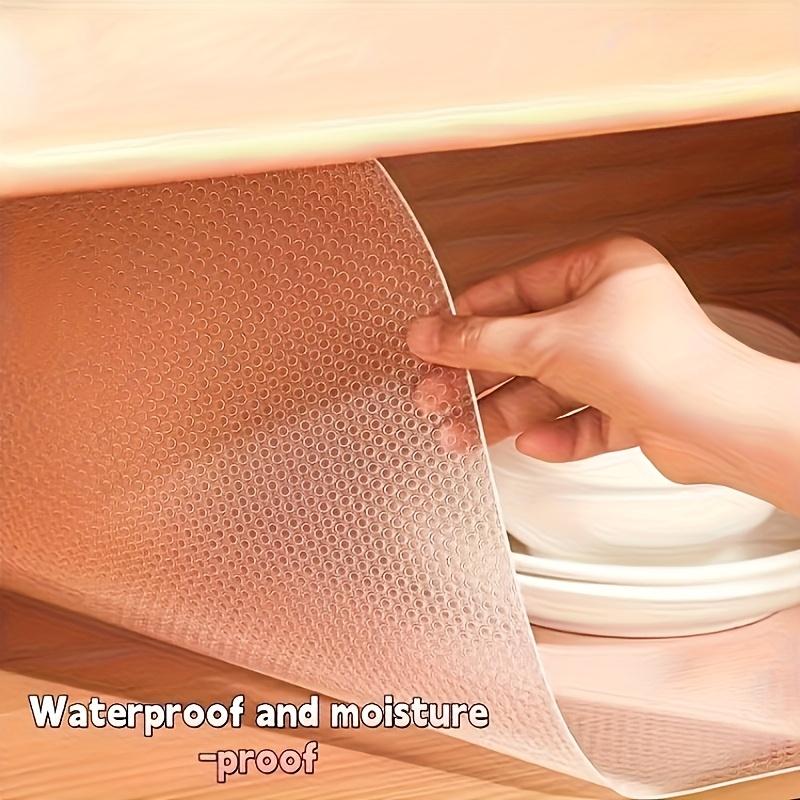 1M Cabinet Refrigerator Mat EVA Environmentally Drawer Mat Shelf Cover Liners Non Slip Waterproof Closet Placemat Table Pad