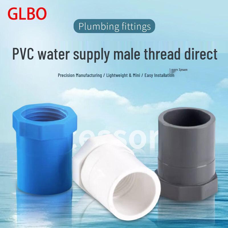 GLBO PVC Female Thread Straight Pipe Connector